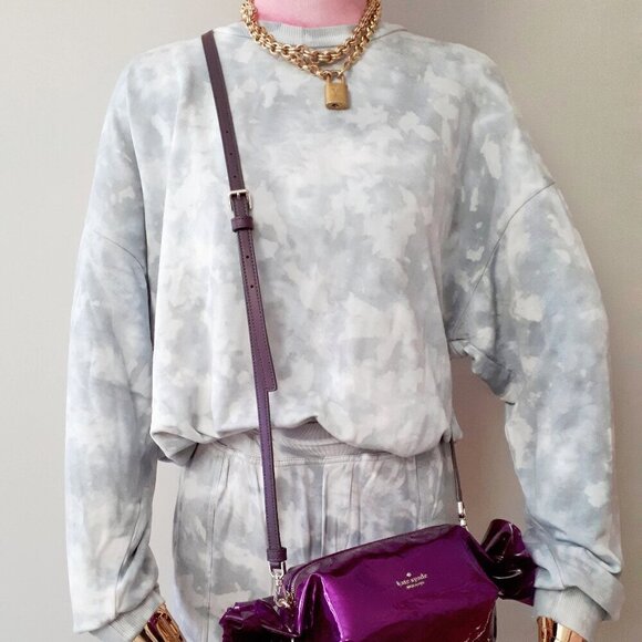 NWT YFB tie dye sweatshirt & sweatpants coordinated loungewear set, L - Picture 5 of 14